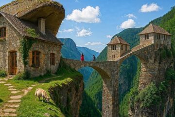 Wonders of Switzerland | The Most Beautiful Medieval Village With Stone Houses in Switzerland